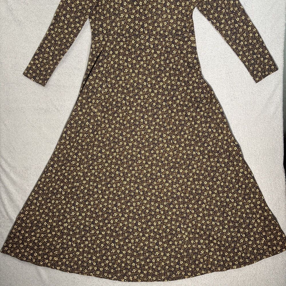 Vintage Aeropostale Womens Maxi Dress L Cotton Cottagecore Goblincore Grunge Y2K - Picture 2 of 13
